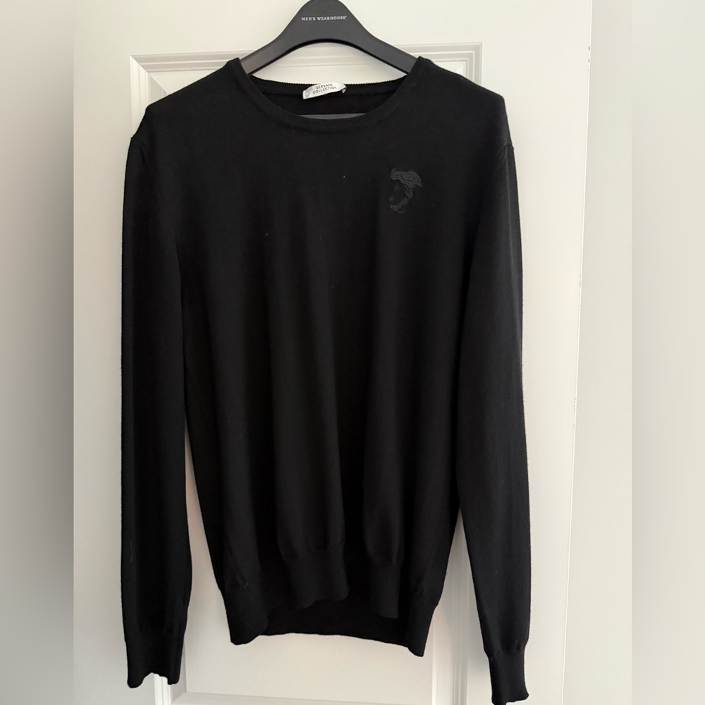 Versace half Medusa head sweater (XL)